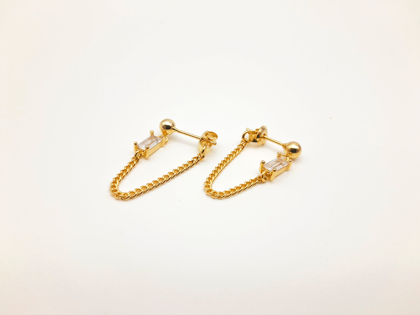 SLIVIA Gold Earrings