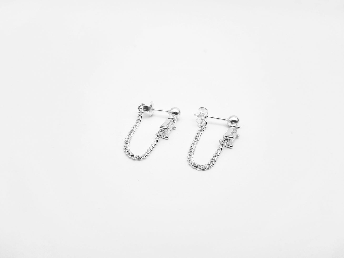 SLIVIA Silver Earrings