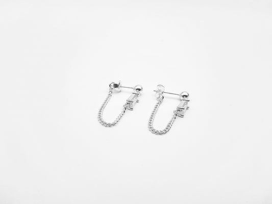 SLIVIA Silver Earrings