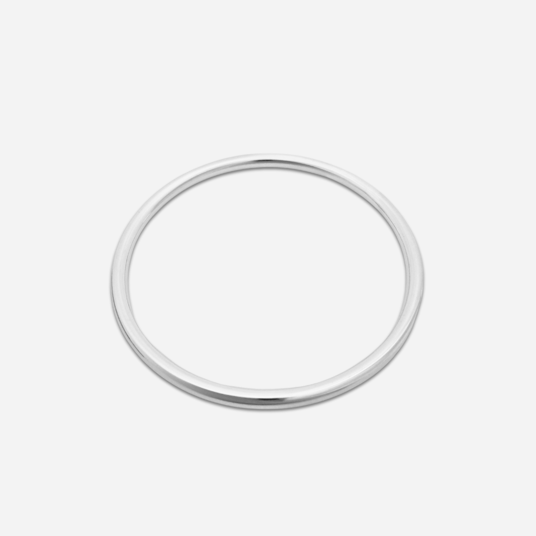 IZEL Silver Bangle Bracelet