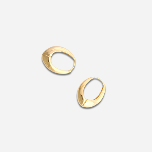 AMY Gold Hoop Earrings