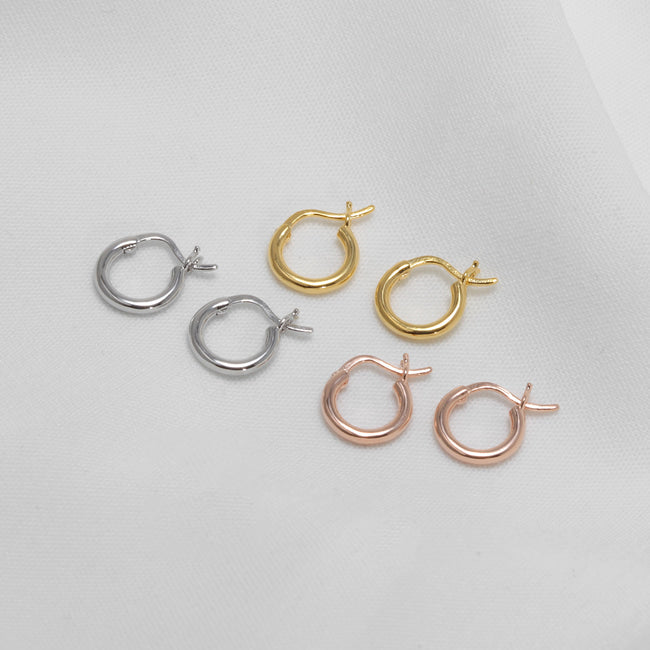 CASEY Gold Earrings - Small