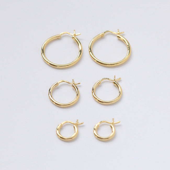 CASEY Gold Earrings - Small