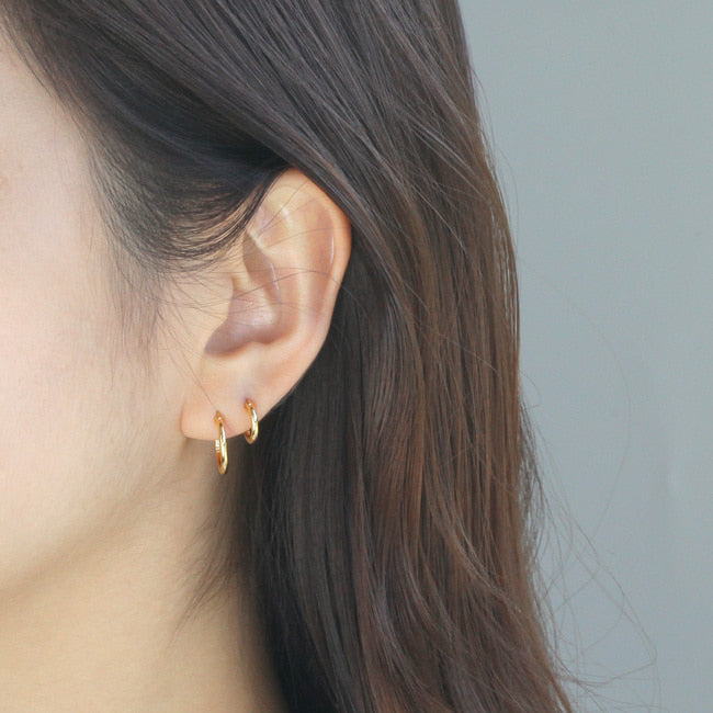 CASEY Gold Earrings - Small